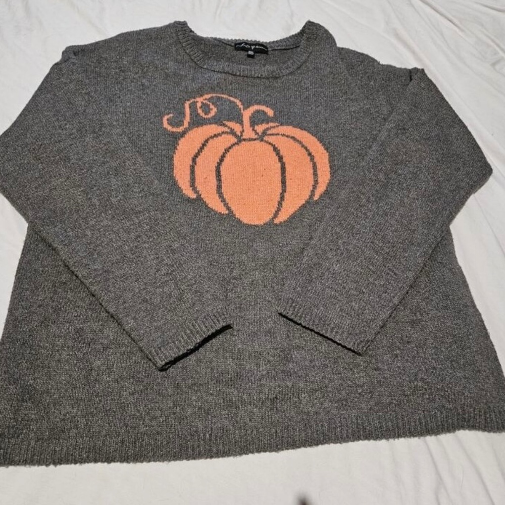 State Of Mind Fall Sweater Pumpkin Size XXL